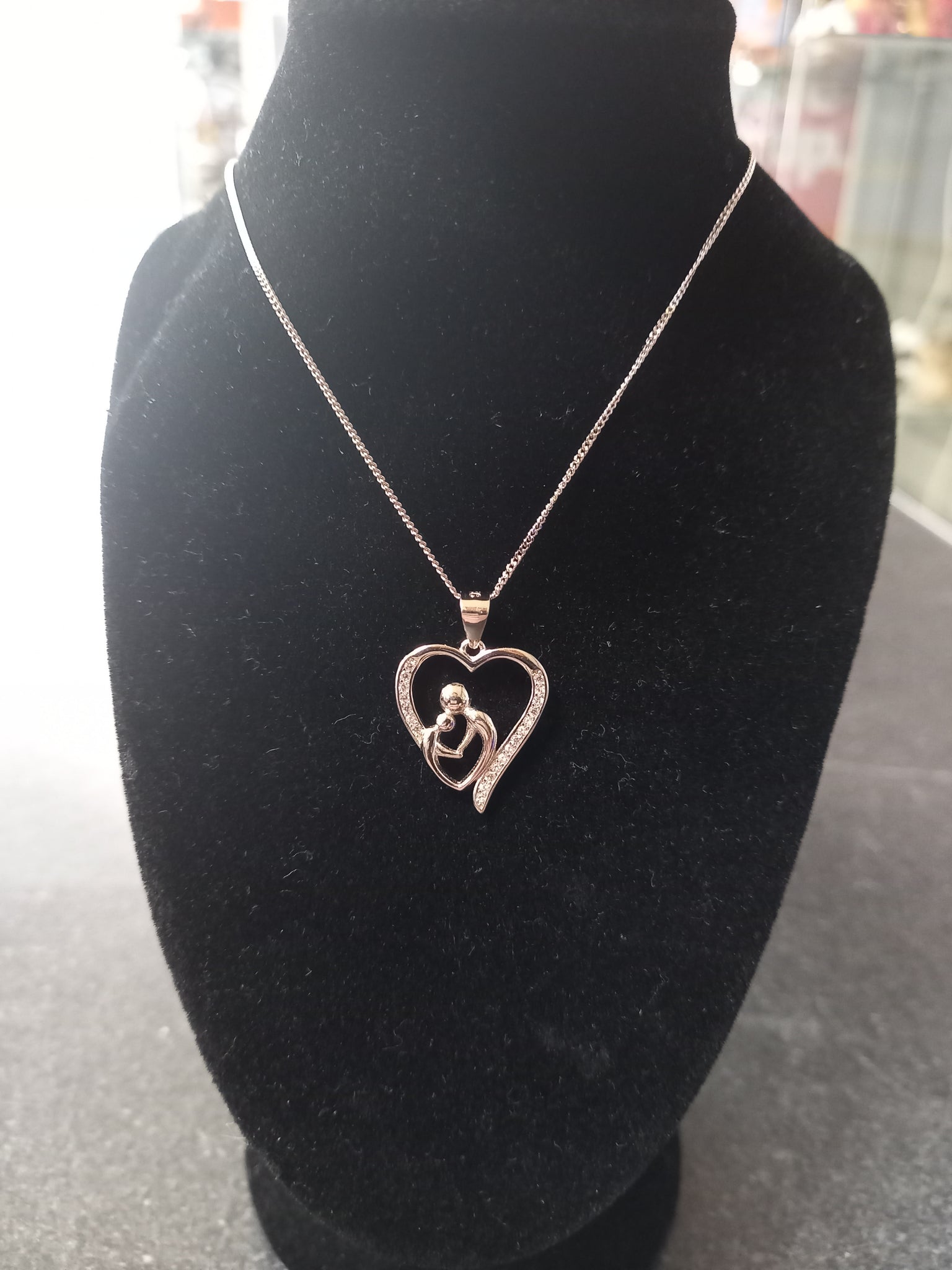 Open Cry Heart Necklace