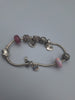 Pandora Moments Silver Heart Clasp Bracelet with 10 x Charms and original Pandora box