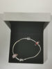 Pandora Bracelet with 3 charm Hallmarked 925 ALE, 27.22G
