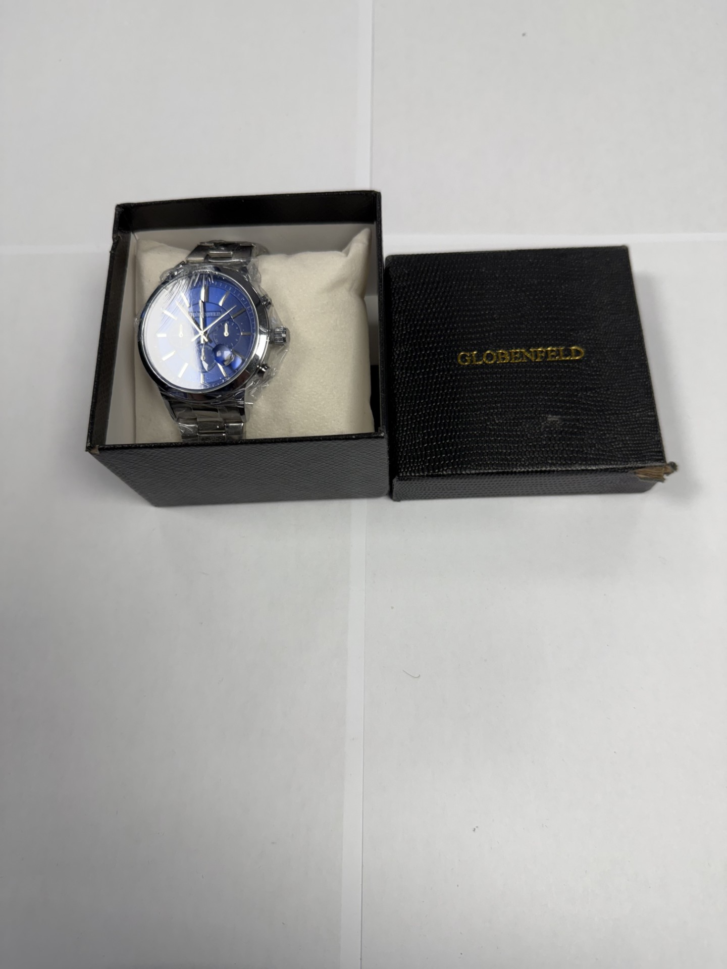 Globenfeld Limited Edition Marksman Silver Blue Hand Assembled Brand