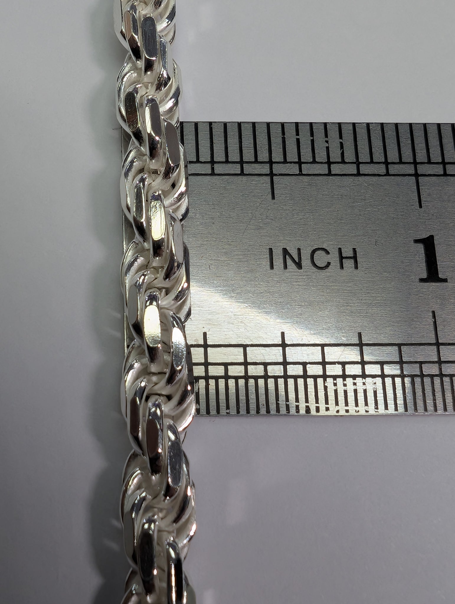 Brand New Silver Rope Bracelet