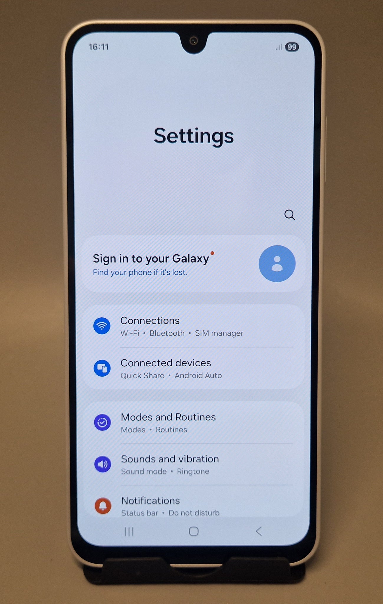 Samsung Galaxy A16 5G (4GB+128GB) Light Grey, Unlocked