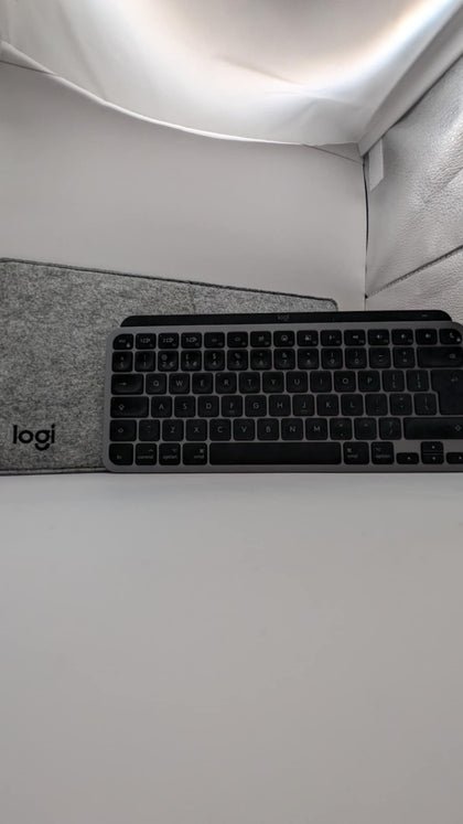 Logitech MX Keys Mini Wireless - Graphite, W/ Case&Wire