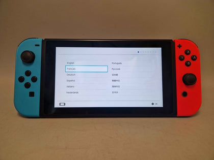 Nintendo Switch Console, 32gb, with wheel and all required cables. Unboxed
