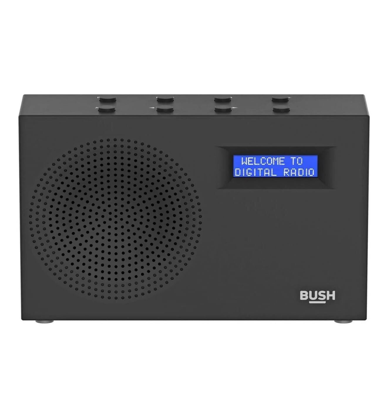 Bush BD-1709 Portable DAB FM Radio LCD Display Black