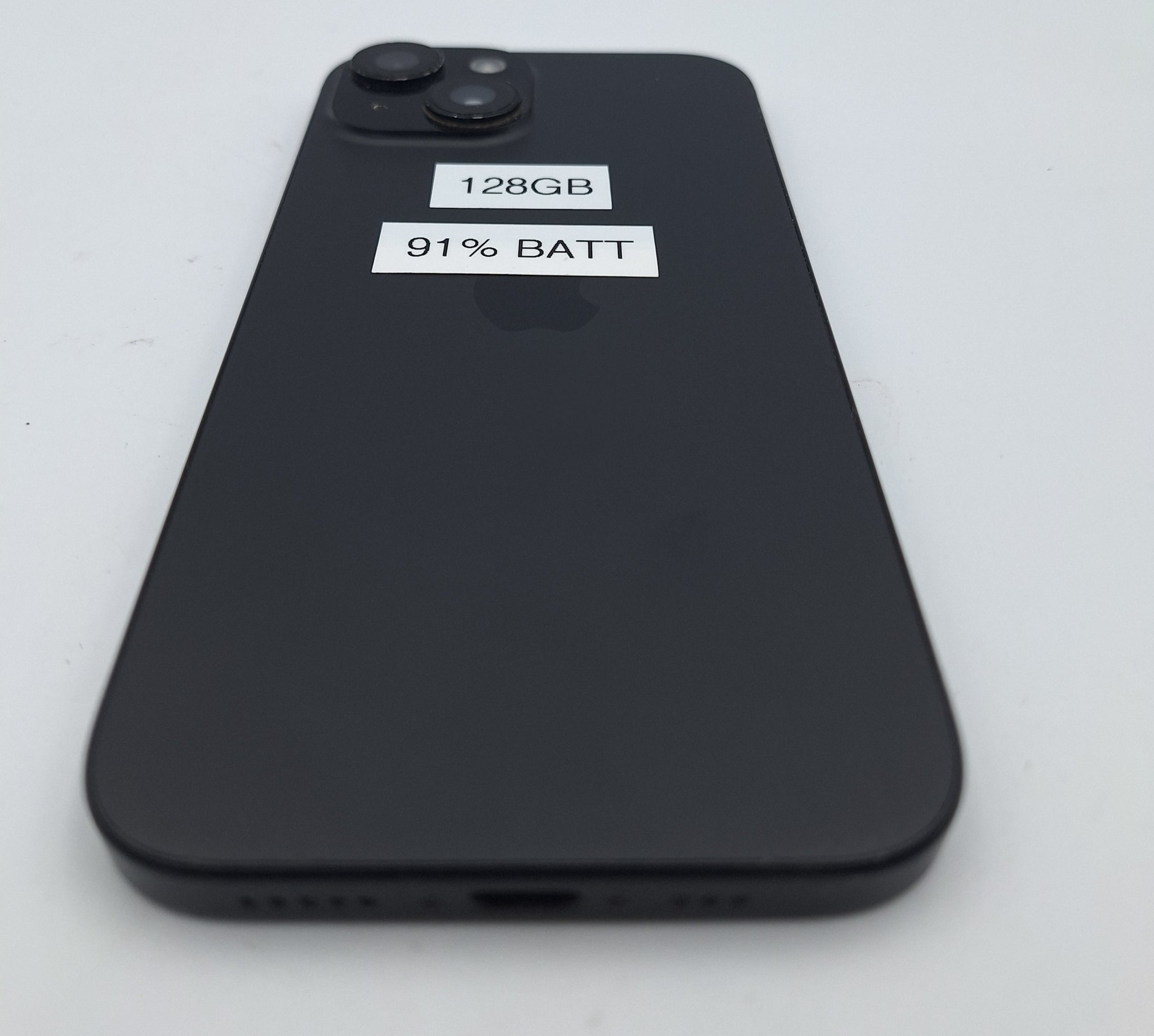 DX Apple iPhone 15 128GB black smartphone unlocked unboxed 91% batt health