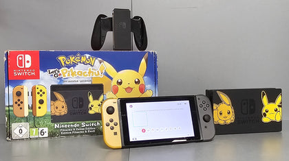 Nintendo Switch HW Let's Go Pikachu Limited Edition Bundle (Nintendo Switch)