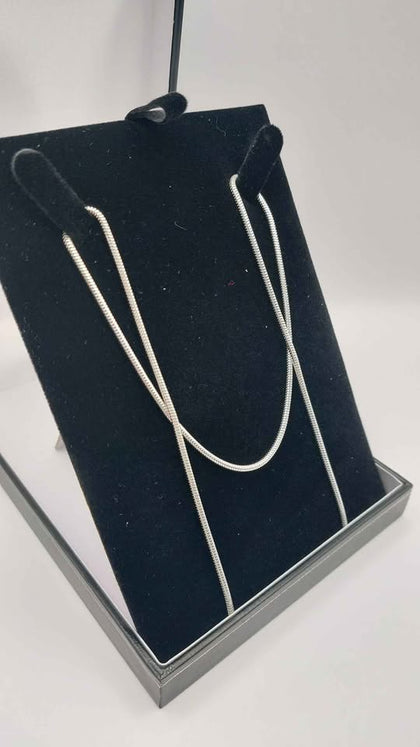 925 hallmarked silver rope style chain 24
