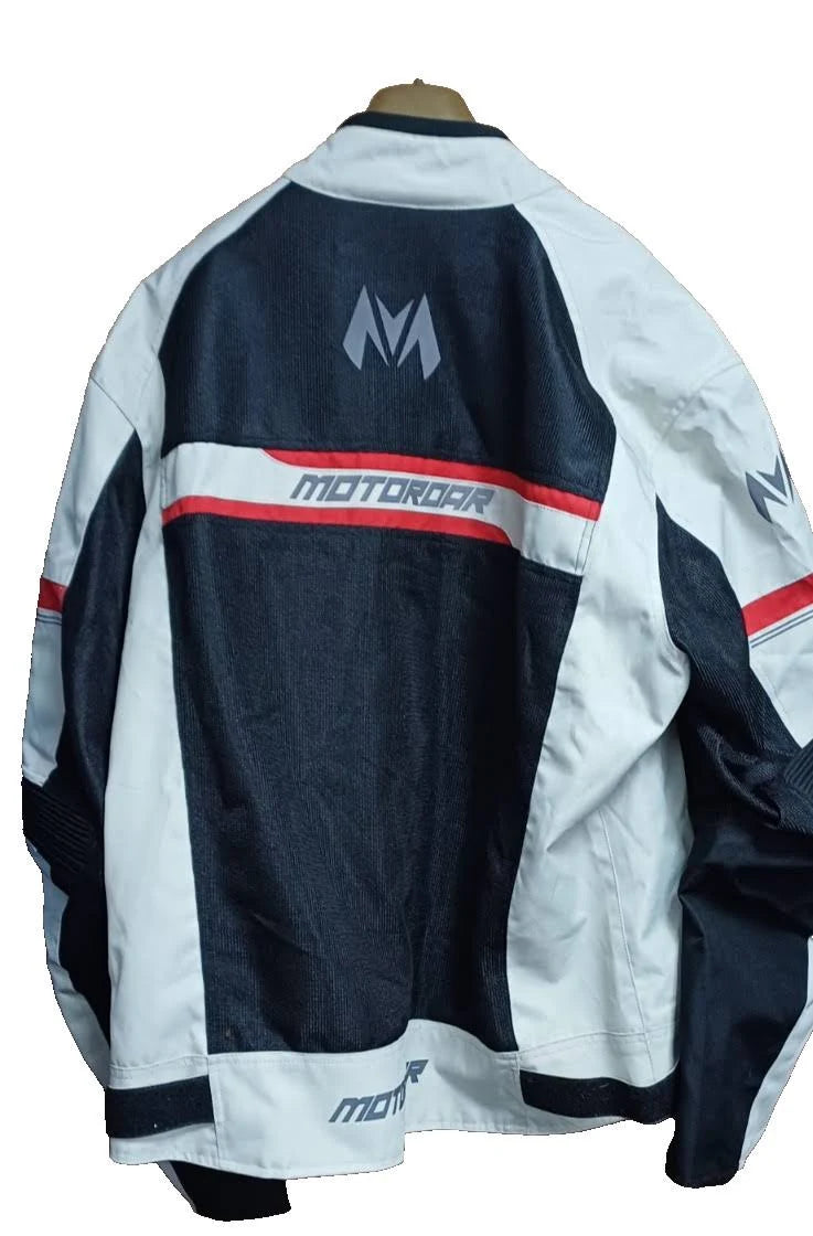 Motoroar Cordura Bike Jacket & Nitro N302 Racing Helmet