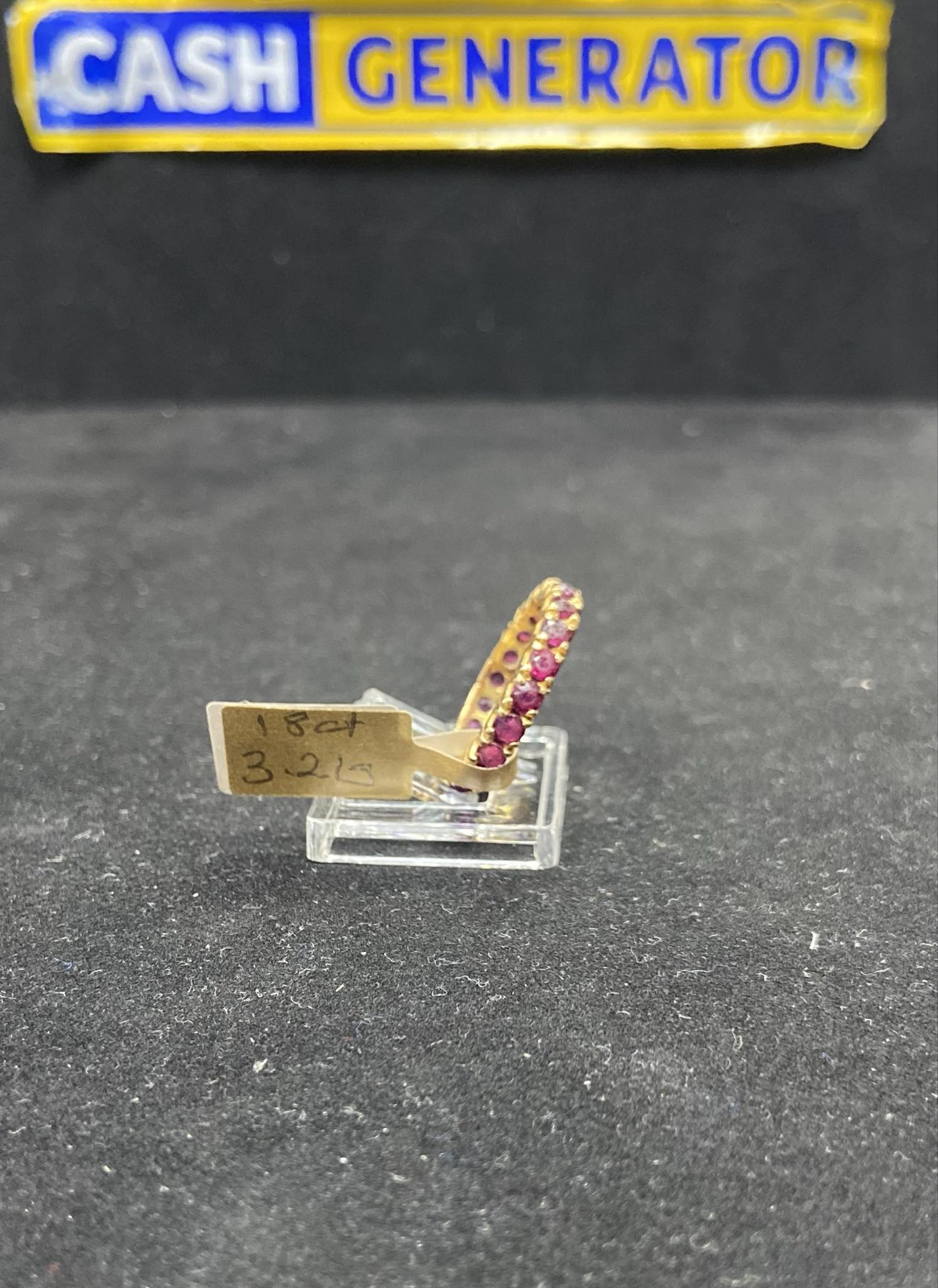 18ct Gold Full Eternity Ring (Size K) 3.21g