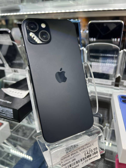 Apple iPhone 15 Plus 128GB Black, Unlocked
