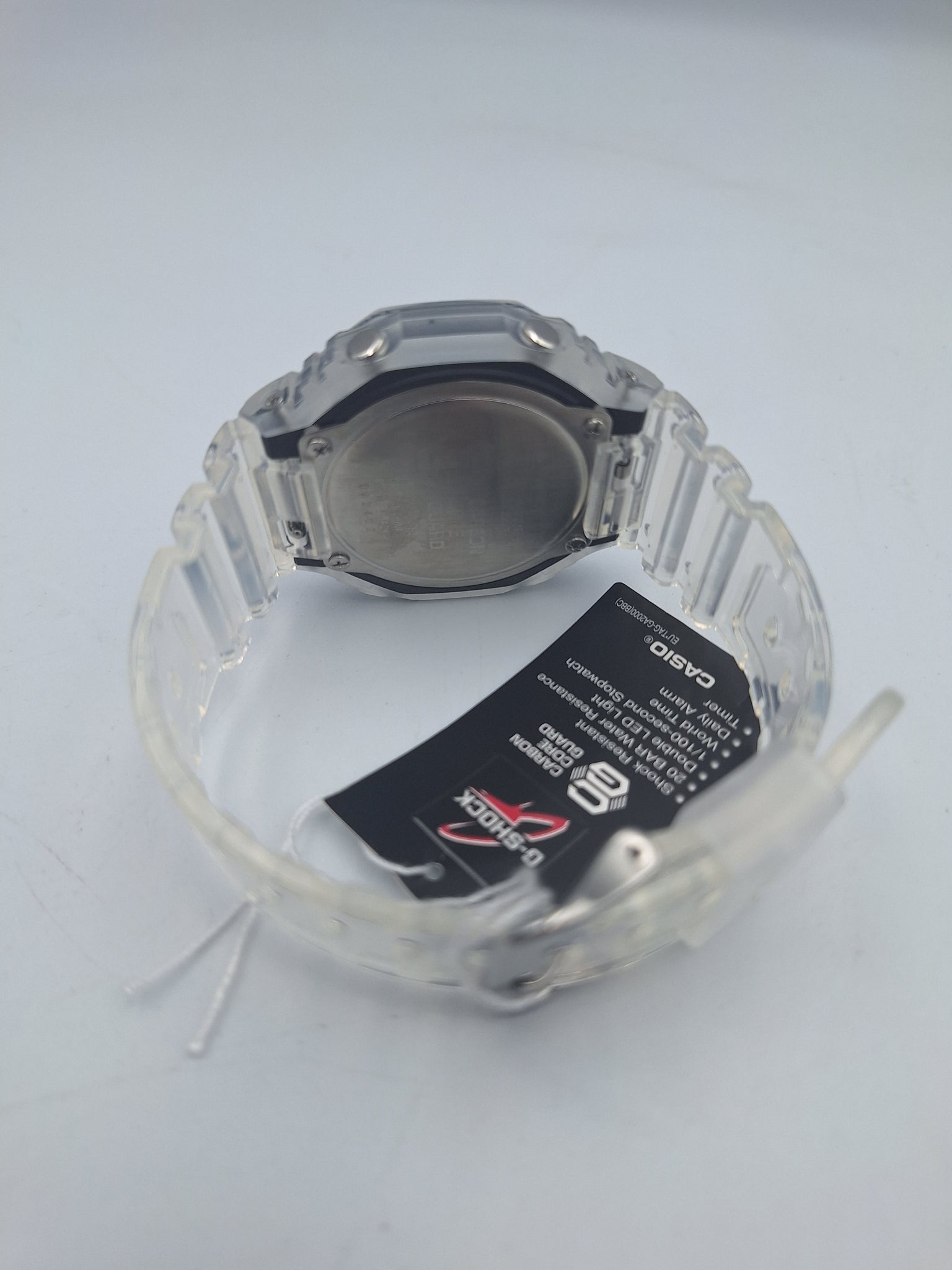 **BRAND NEW** Casio G-Shock 5611 clear digital unisex blavk faced watch with boxed and papers