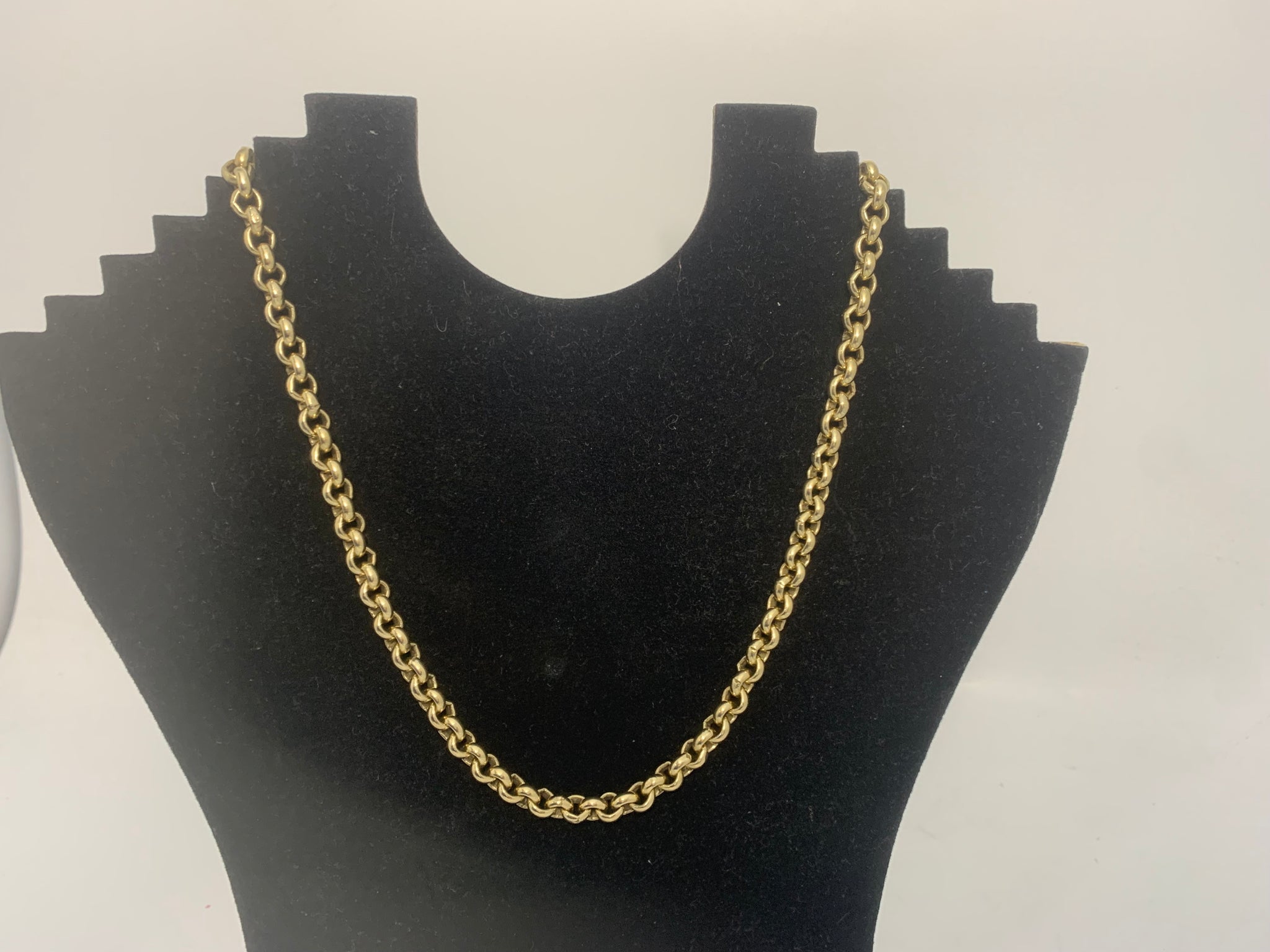 9ct Gold Belcher Chain - 73.9 grams - 20" 51cm Length