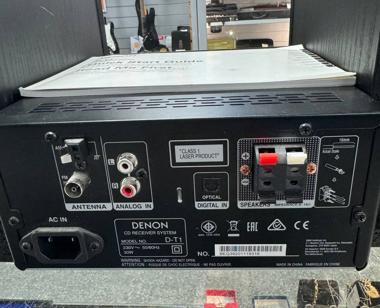 Denon D-t1 Micro Hi-fi System With 2 Speakers ** Collection Only - Wythenshawe **