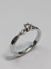 14ct White Gold Ring  - Size S