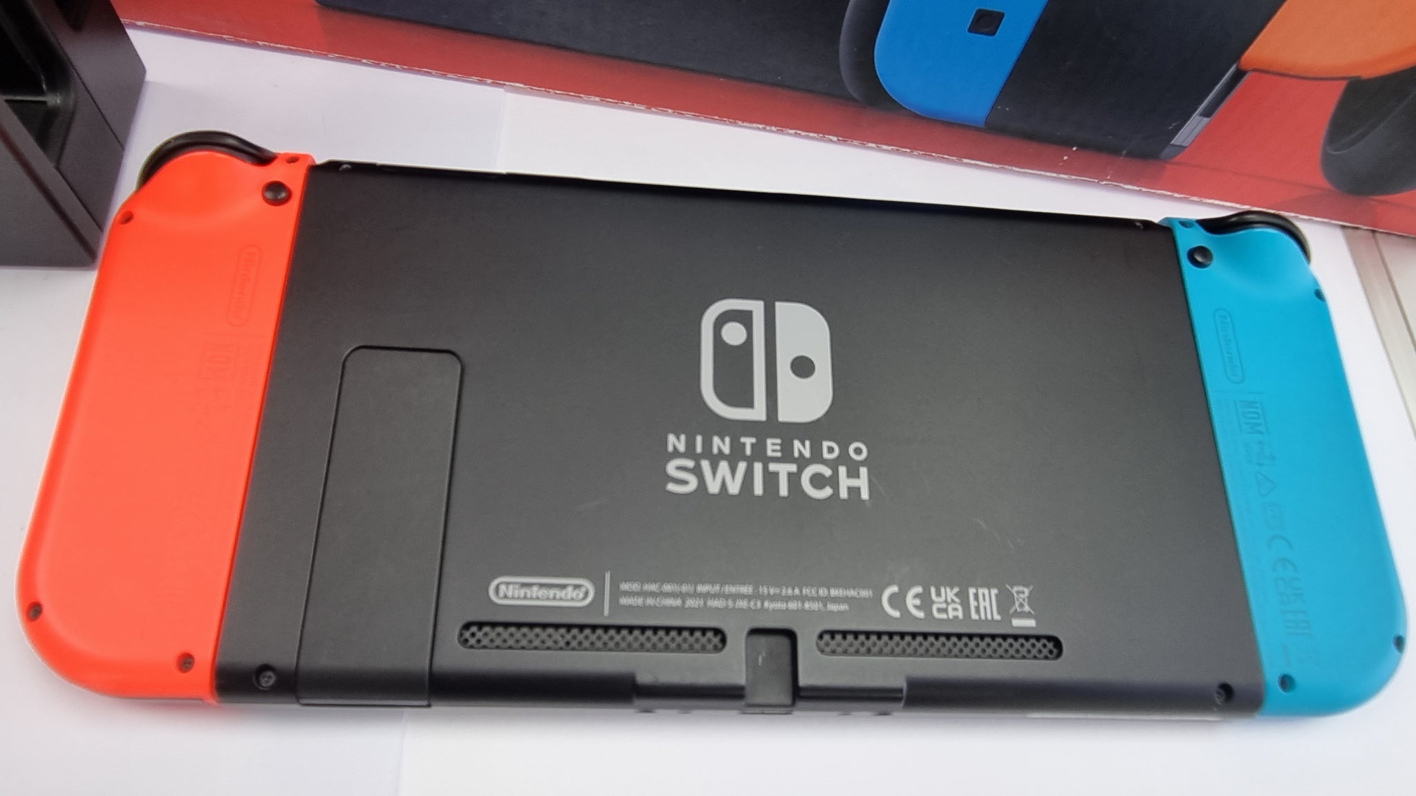 Nintendo Switch Console Neon Red/Blue