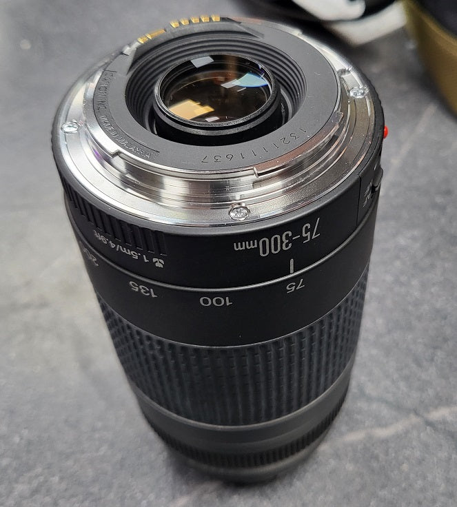 Canon EF 75-300mm f/4-5.6 III Black Lens | Cash Generator