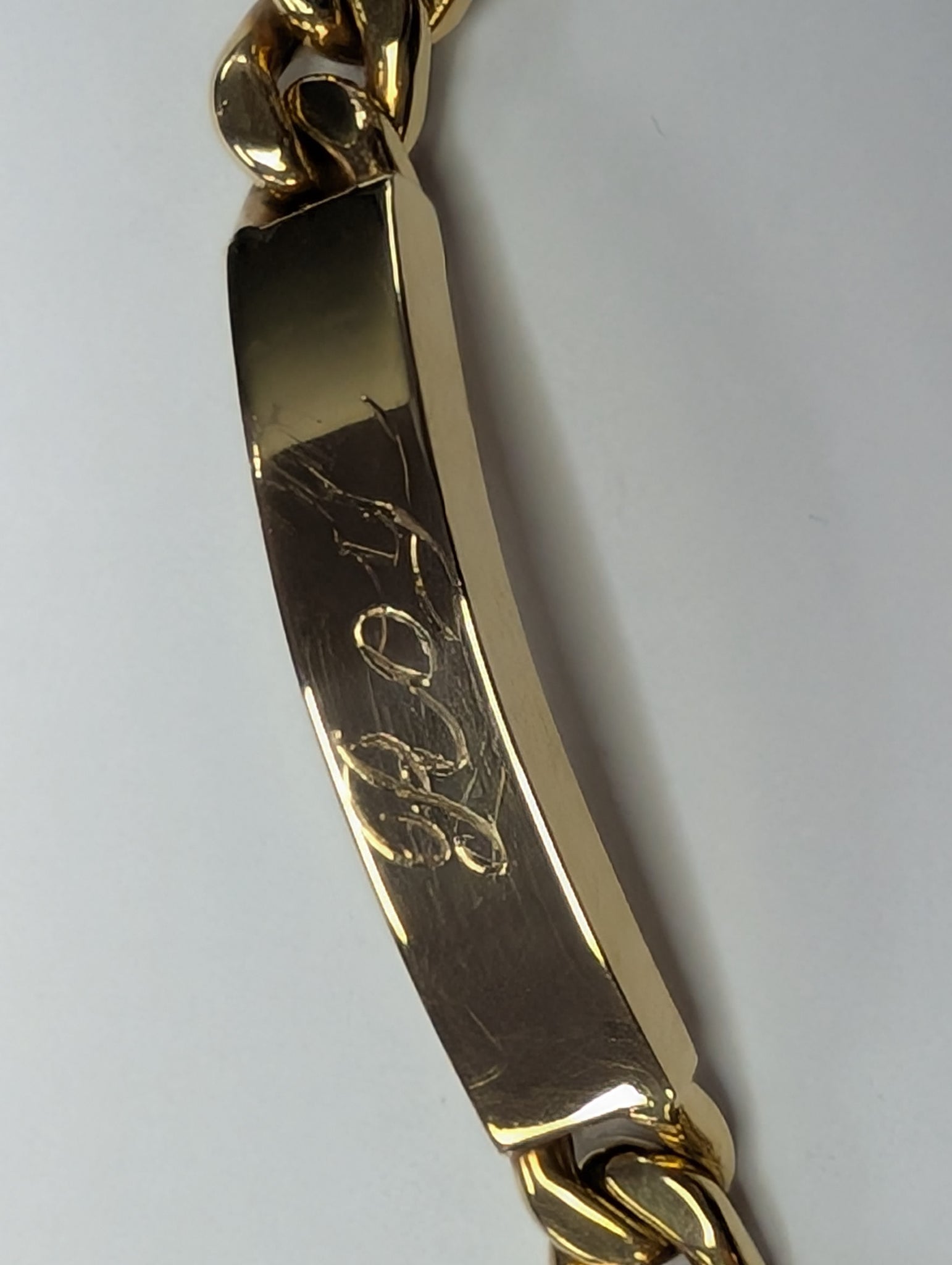 9ct Gold Id Bracelet (Roy)