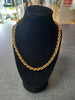 9ct Gold Rope Chain 23" 11.6g