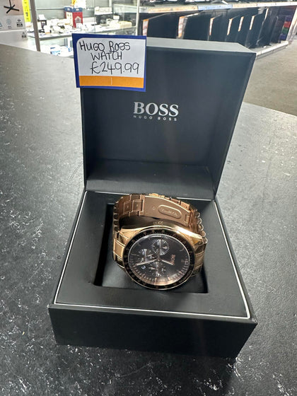 Hugo Boss HB 1513632 Mens Rose Gold Trophy Watch