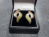 14CT - Yellow/Rose Gold Earrings - 2.18g