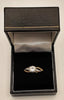 9ct gold CZ size Q