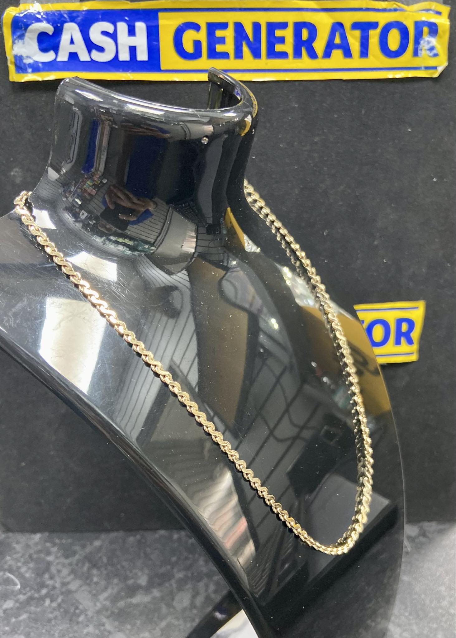 9ct Gold Fancy Chain 9.8g 18"