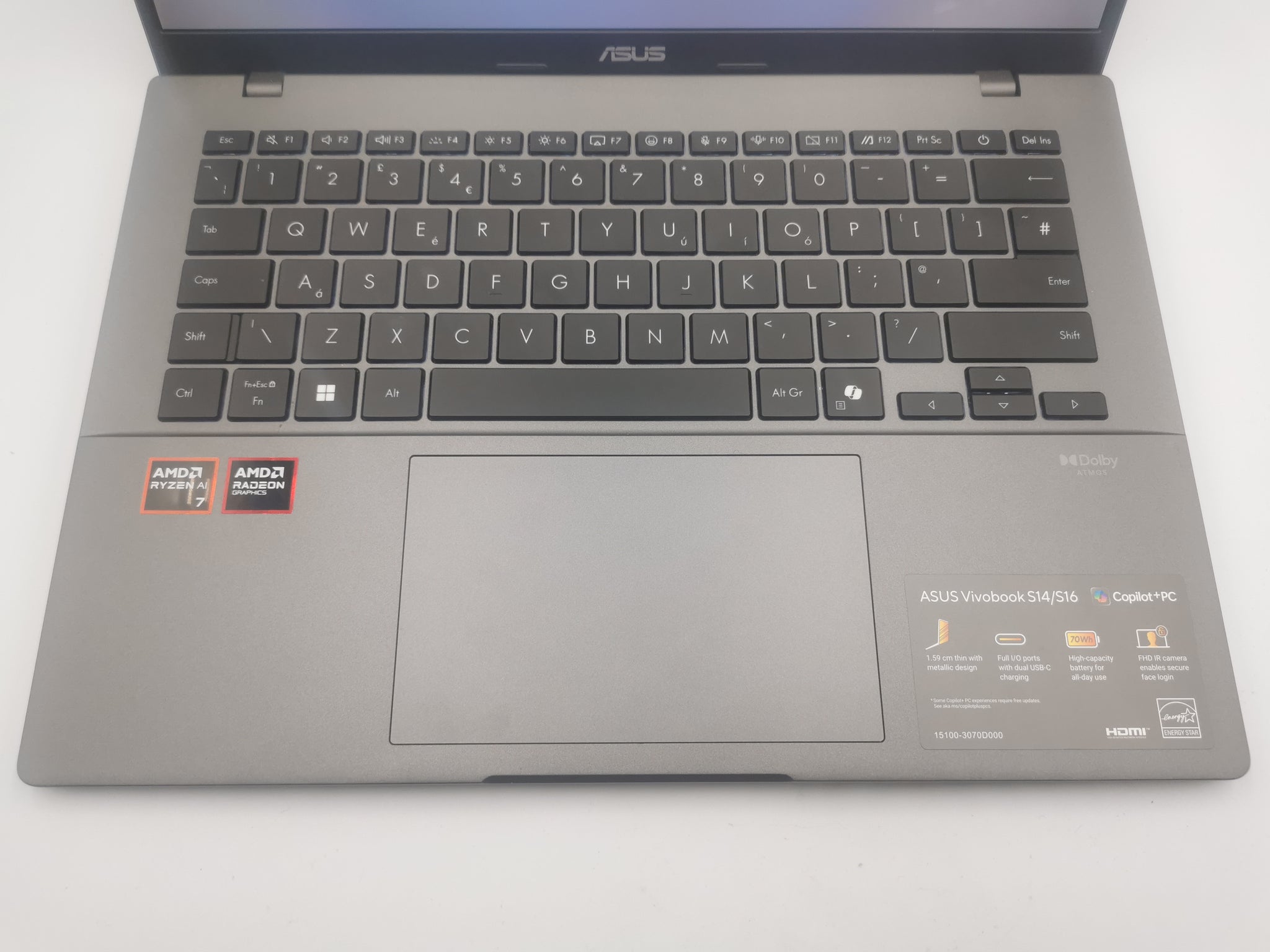*Immaculate Condition* Asus Vivobook S14/Ryzen AI 7 350/32GB Ram/1TB SSD/14.0 OLED WUXGA BEND GL/W11/Boxed
