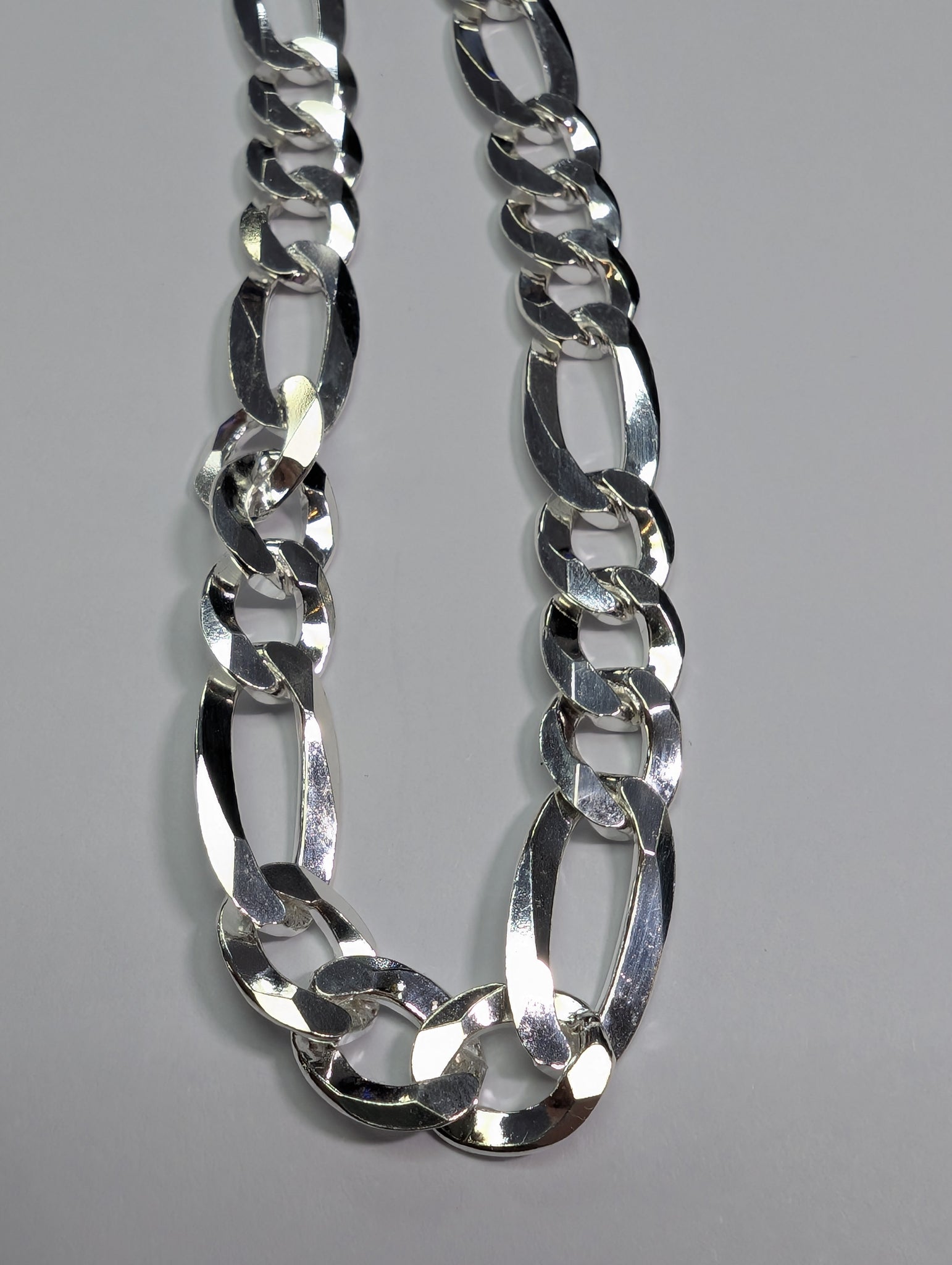 Brand New Silver 925 Figaro Chain