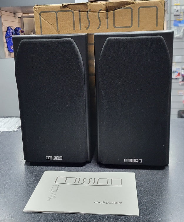 Mission 731 2-Way Reflex 25-75 W/Ch 8 Ohms Bookshelf Speakers Black