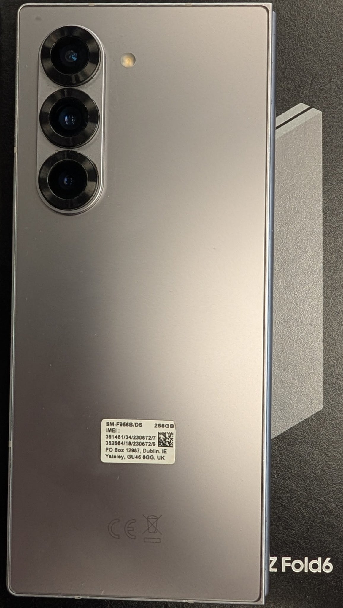 Samsung Galaxy Z Fold6 - 256GB - Silver Shadow