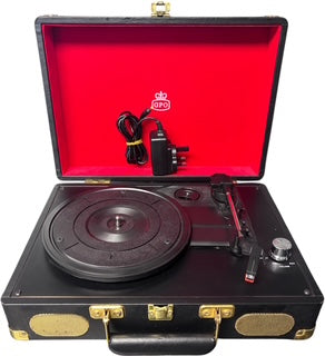 GPO Soho Retro Briefcase Style 3 Speed Turntable **Store Collection Only**
