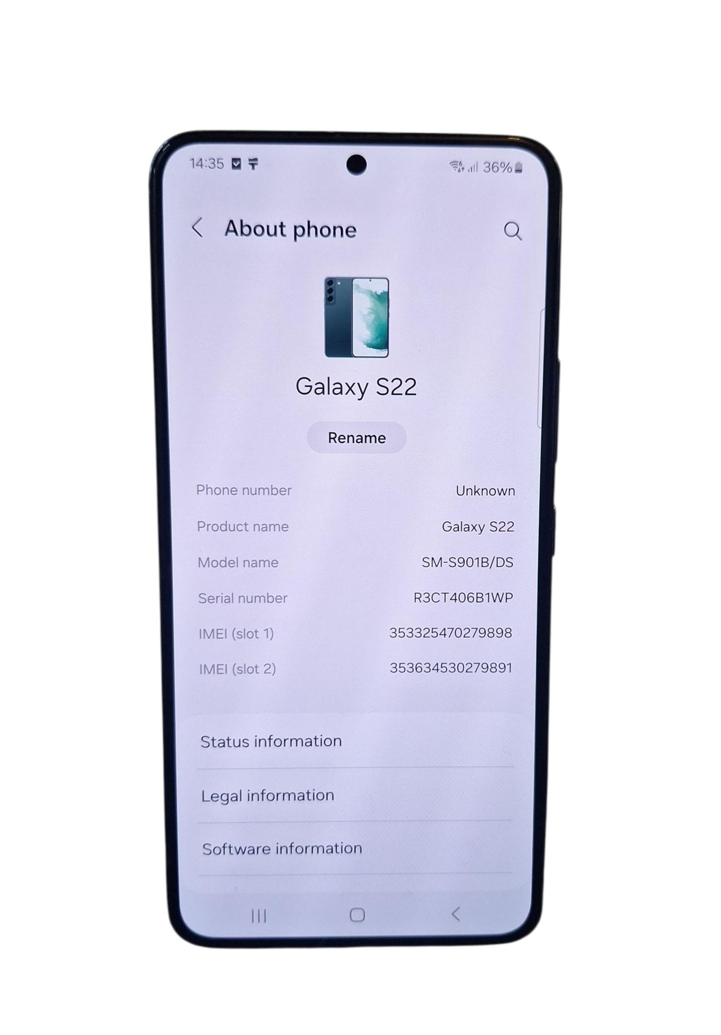 Samsung Galaxy S22 5G - 128GB - Unlocked