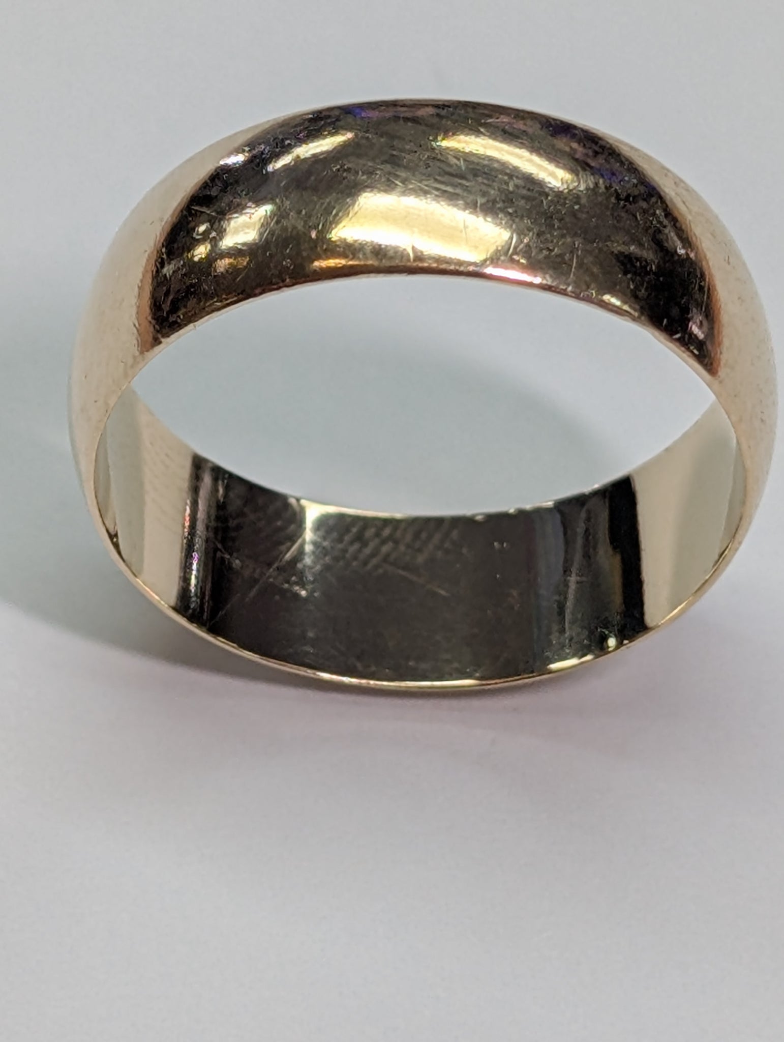 9ct gold wedding band ring