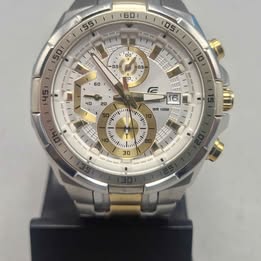 Casio Edifice Two Tone Watch, Bracelet Strap Unboxed