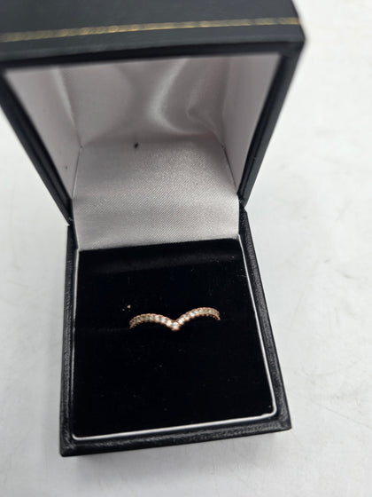 pandora rose wishbone ring