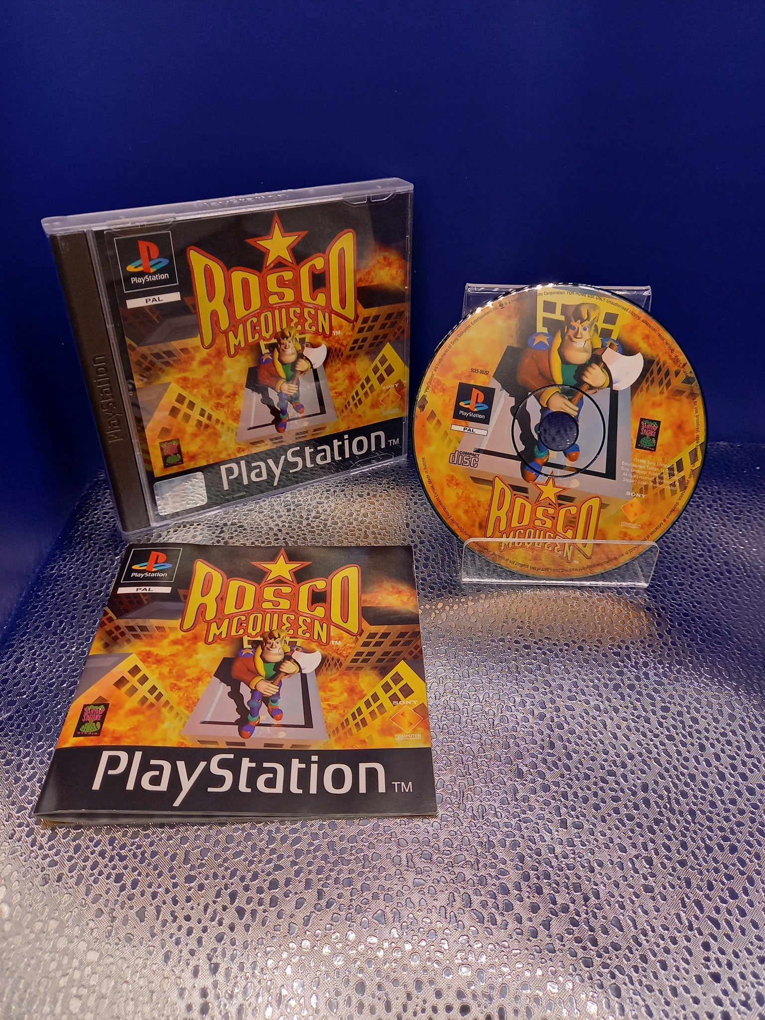 Rosco McQueen Playstation 1 Game With Manual
