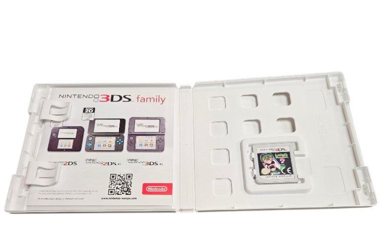 Nintendo 3DS Cobalt Blue Handheld Console with Luigi's Mansion 2 Game - Unboxed