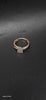 9ct Yellow Gold Ladies Ring With CZ Stones - 2.46 Grams - Size J