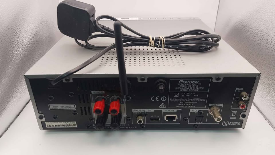 Pioneer X-HM76D micro hifi system grey unboxed **no remote** has some ratch from use ref pic