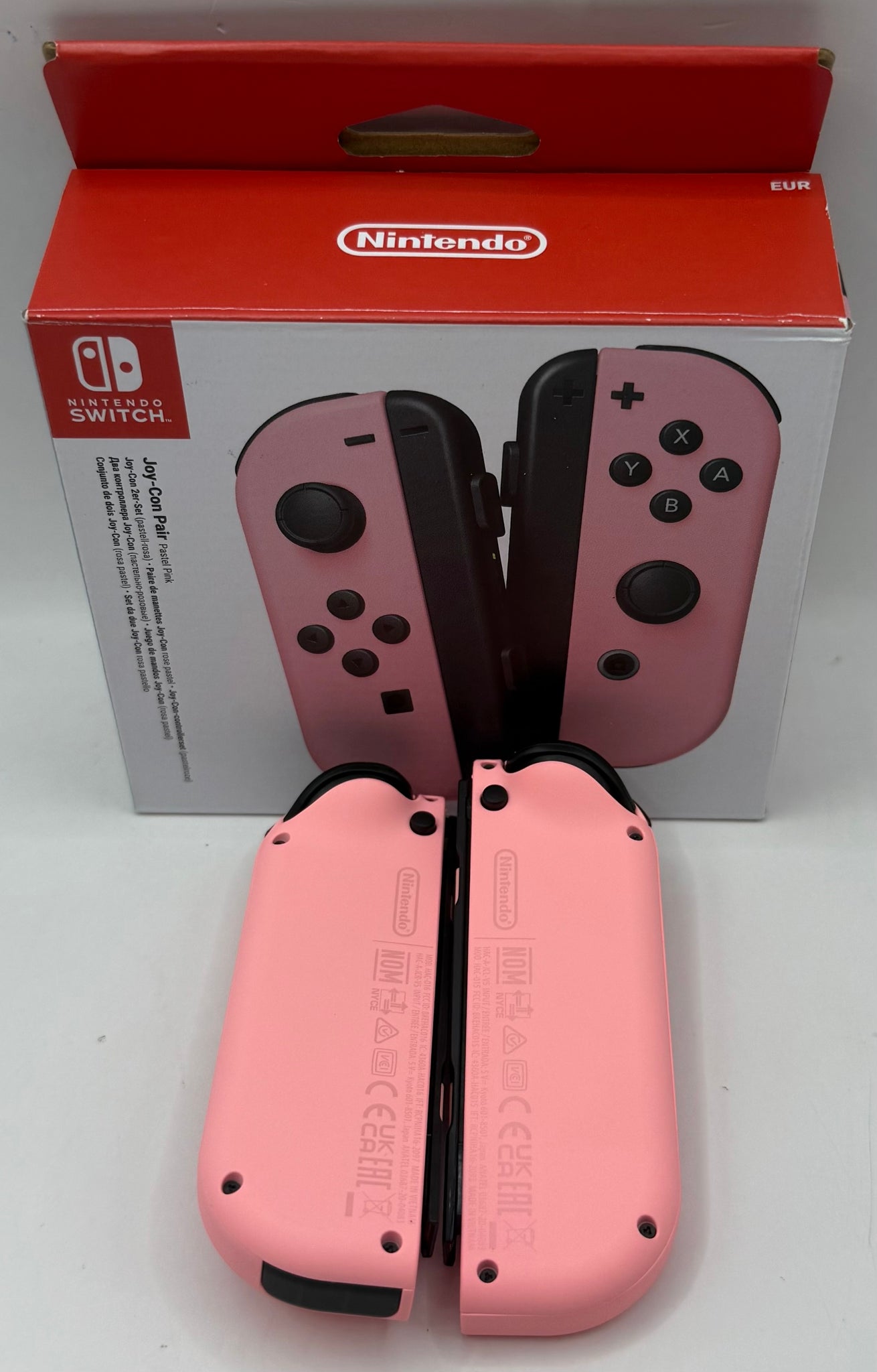 Nintendo Switch Joy Con Pair Pastel Pink Boxed - Chesterfield