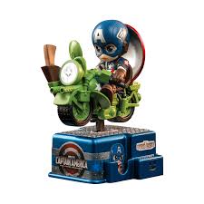 Official Hot Toys Marvel Captain America CosRider 15cm Figure