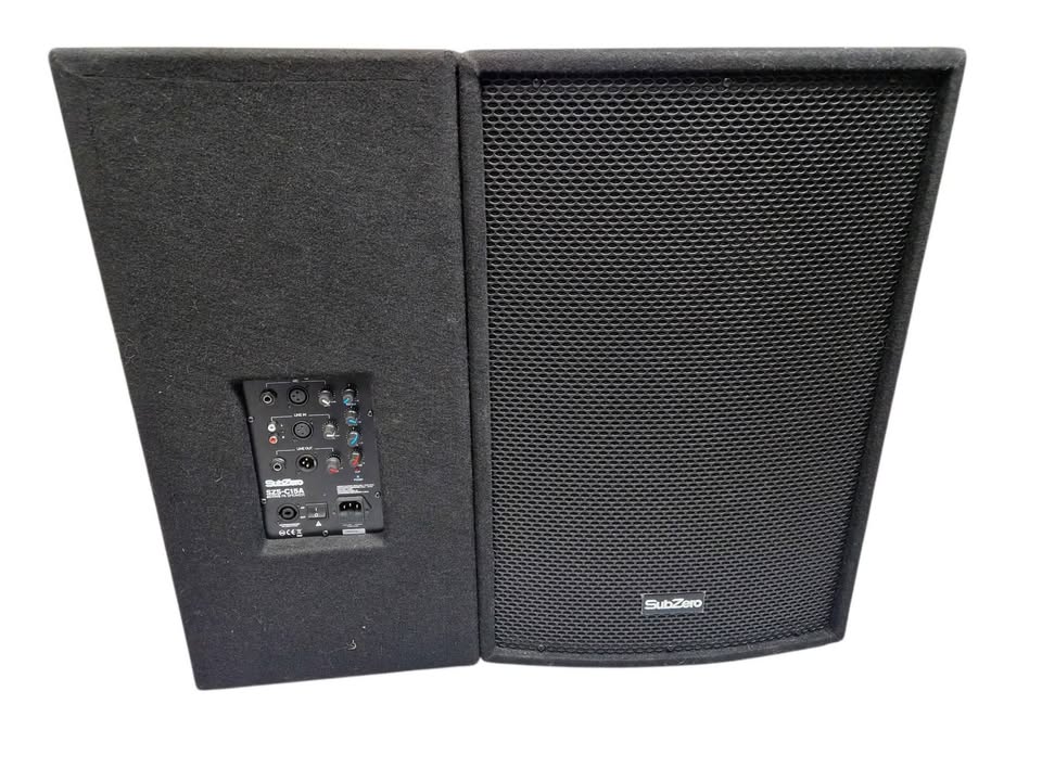 SUB-ZERO SZS-C15A PA SPEAKERS X2 WITH CABLES