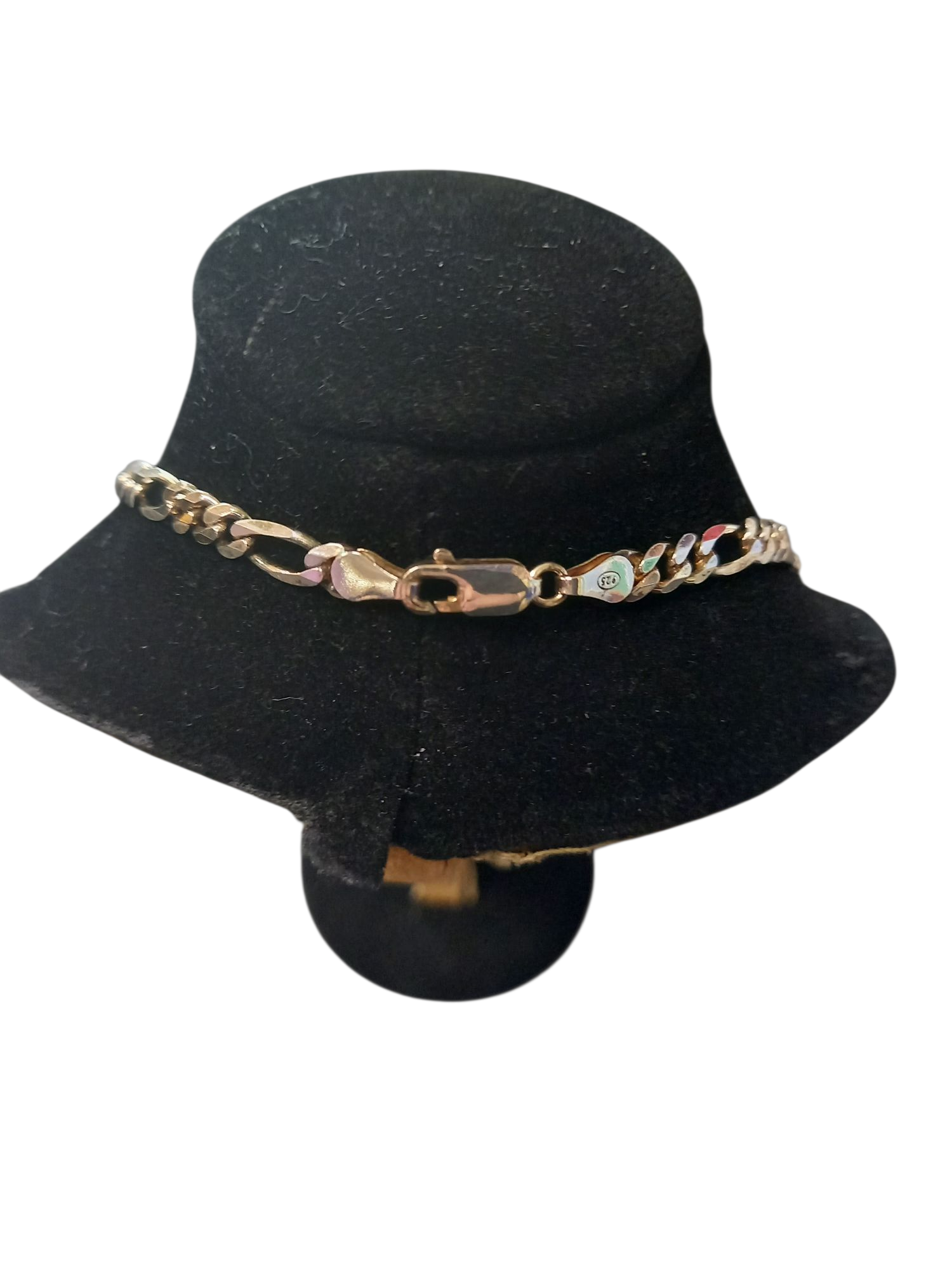 20" Silver Figaro Chain-14.78g