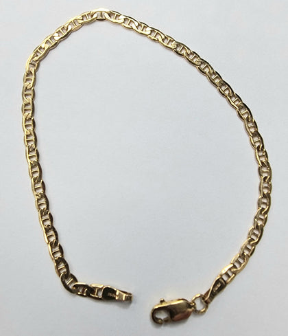 9ct Gold Bracelet 7.75 Inches