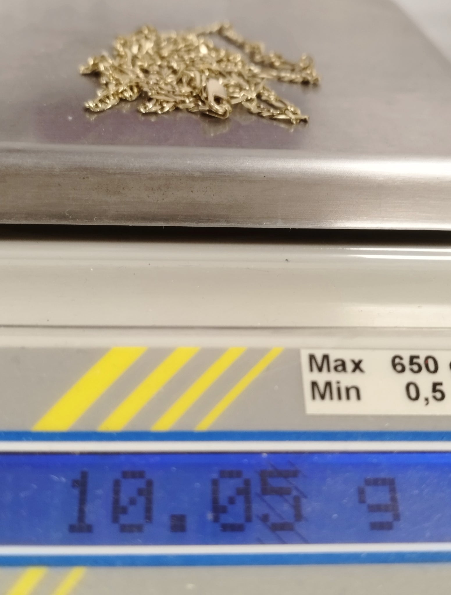 9ct Yellow Gold 31.5" Figaro Chain