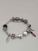 (925 ALE Hallmarked&Tested), Pandora Heart Clasp Bracelet, With Twelve Charms