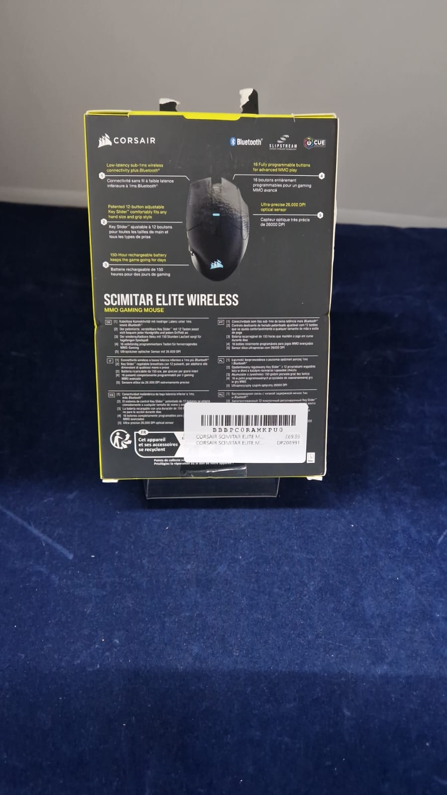 Corsair Scimitar Elite Wireless Mouse (MMO Gaming Mouse)