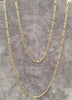 9ct Yellow Gold 31.5" Figaro Chain