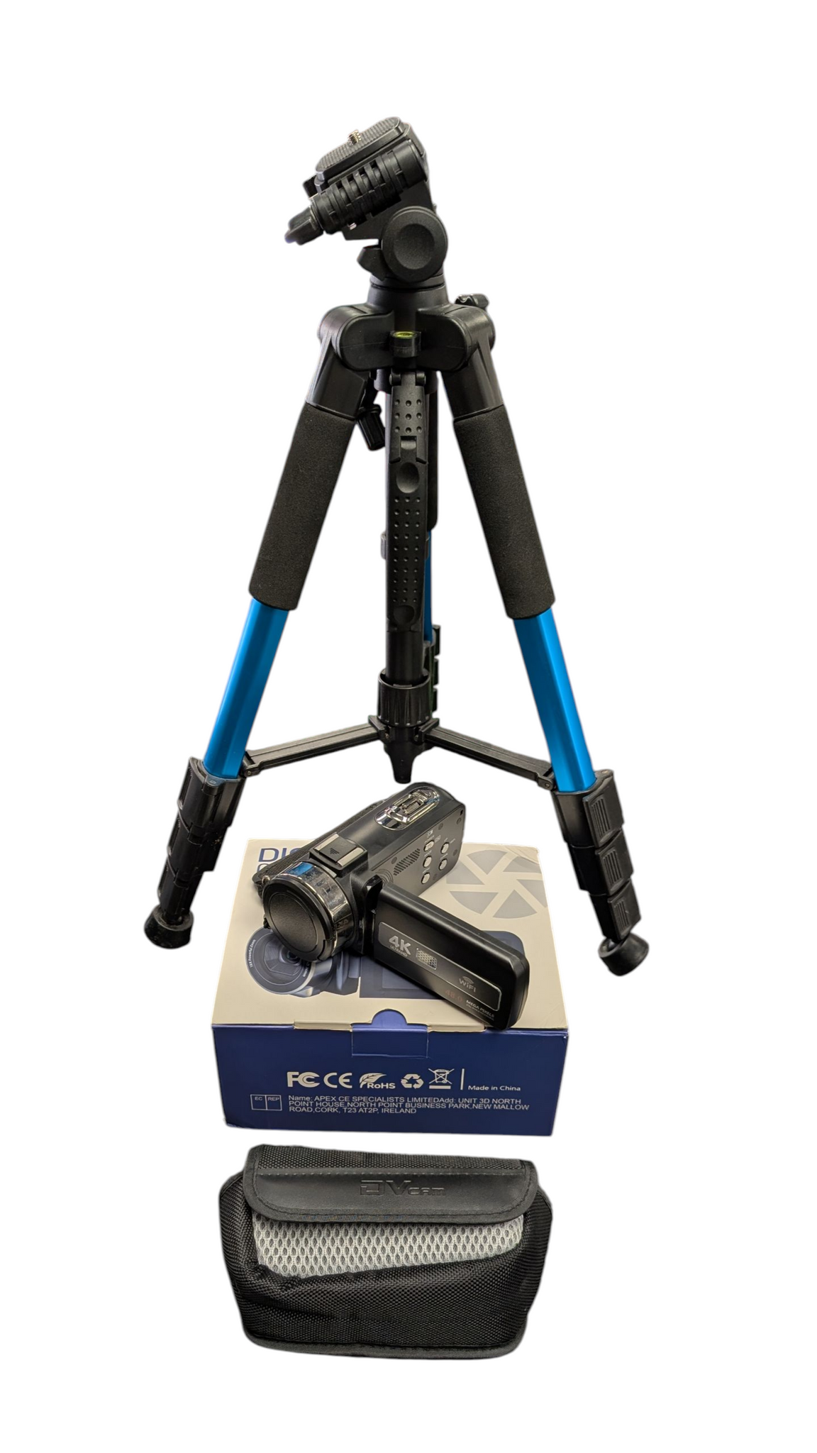 4K Digital Video Camera w/NEEWER Portable Camera Tripod *Boxed*